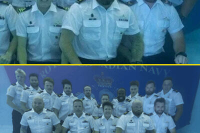 Bajo el agua: la foto imposible de los cadetes navales