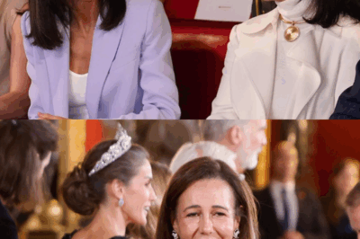 ¿Qué escondía realmente la noche del Palacio Real… cuando Ana Botín apareció y cambió toda la escena?” Entre luces doradas, miradas calculadas y un desfile de poder cuidadosamente coreografiado, la presidenta del Santander entró como si ya conociera el final de la película. Su look —elegante, preciso, casi estratégico— no fue solo moda: fue un mensaje silencioso en un banquete donde cada gesto contaba. ¿Casualidad o movimiento estudiado en una cena con los Reyes y la cúpula alemana?(hh)