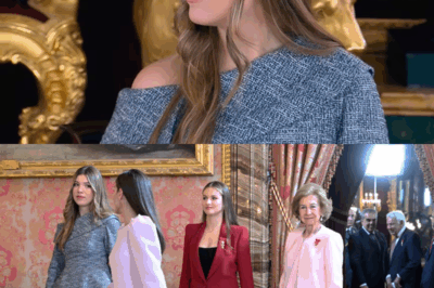 En medio del protocolo, apareció ella… y lo cambió todo con un solo detalle. La infanta Sofía, la más joven de la familia, convirtió uno de sus estilismos más formales en un golpe de frescura: un top asimétrico, sutil pero audaz, que reinventa por completo la solemnidad del Toisón de Oro. Mientras todos miraban medallas, discursos y tradiciones centenarias, Sofía lanzó su propio mensaje: la modernidad también tiene un lugar en la monarquía. Un gesto pequeño. Un estilo que desarma. Y una declaración silenciosa: ¿Juventud espontánea… o el primer paso de Sofía hacia un papel más visible en la familia real?(hh)