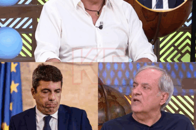 Todo parecía ir según lo previsto… hasta que Aroca habló. Con voz tranquila pero incisiva, no solo refutó a Mazón, sino que también señaló directamente a “las personas que realmente deberían haber estado allí”. Una sola frase, pero suficiente para cambiar el tono de toda la audiencia. La cámara captó a Mazón parpadeando repetidamente, mientras los senadores presentes se movían como si acabaran de escuchar una acusación velada, directa y desesperanzadora. Los tres “coautores” que mencionó Aroca se convirtieron de inmediato en el centro de la discusión: ¿Quién estaba detrás de la demora? ¿Quién redactó la versión oficial? ¿Y a quién se protegía de la opinión pública? La audiencia continuó, pero el tono cambió por completo, como si Aroca hubiera descorrido el velo del “error colectivo” que todo el sistema había estado intentando ocultar.