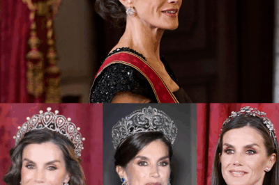¿Y si el secreto mejor guardado del banquete no fue un vestido… sino un moño capaz de conectar a Letizia con Kate Middleton?” En una sala llena de protocolos y diplomacia, el peinado de la reina Letizia irrumpió como un mensaje codificado: pulido, estratégico, impecablemente femenino. La experta Nadia Barrientos lo descifra —un recogido que habla de poder suave, de madurez luminosa y de una elegancia que no pide permiso. Un detalle mínimo… ¿o la señal más clara de una Reina escribiendo su propia estética real?(hh)