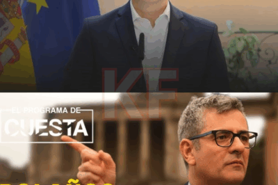 “Creían que Bolaños estaba a salvo… hasta que la prueba que destapa toda su implicación en las ‘cloacas del poder’ del PSOE salió a la luz. Una grabación, una firma y una fecha olvidada: tres detalles capaces de empujar a Bolaños al borde del abismo y destruir un equilibrio que parecía intocable.”