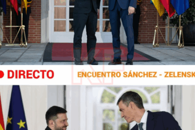 “El terremoto político que sacude España: Sánchez anuncia un paquete de ayuda ‘gigantesco y sin precedentes’ para Ucrania justo después de una reunión secreta con Zelenski en La Moncloa.” Nadie en los círculos políticos de Madrid pudo anticipar este golpe. Apenas unas horas después del encuentro privado en una sala blindada del Palacio de la Moncloa, Pedro Sánchez apareció ante los medios para lanzar una declaración que dejó a todos atónitos: un paquete de ayuda masiva destinado a la “reconstrucción y la defensa” de Ucrania. La cifra, inicialmente mantenida en absoluto hermetismo, solo fue descrita como “lo suficientemente grande como para alterar el equilibrio geopolítico”. Y de inmediato, desde la oposición hasta los propios aliados europeos, todas las miradas se dirigieron hacia Madrid con una única pregunta: ¿qué estrategia está persiguiendo Sánchez?