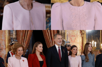 Un color… y un mensaje que retumba entre los salones del Palacio Real. La reina Letizia apareció envuelta en un rosa impecable, un look que muchos ya leen como un homenaje directo —y poderosamente simbólico— a la reina Sofía en el día en que recibía el Toisón de Oro. No fue casualidad. No pudo serlo. Entre tapices centenarios y silencios cargados, Letizia se convirtió en la sombra luminosa que acompañó a la madre del rey Felipe VI, subrayando un momento que parecía escrito para la historia… o quizá para la reconciliación. Una imagen habla más que cualquier discurso. Y esta lo grita con elegancia feroz: ¿Homenaje sincero… o un movimiento calculado en el tablero más delicado de la monarquía?(hh)