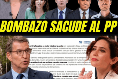 Feijóo y Ayuso, envueltos en un torbellino de señales inquietantes dentro del PP: documentos que aparecen sin explicación, movimientos internos que nadie firma, filtraciones que apuntan a tensiones soterradas y una caída silenciosa de apoyos que Silvia Intxaurrondo expone como si se tratara de un presagio político. ¿Es este el inicio del declive inesperado de dos figuras clave de la derecha española?HH