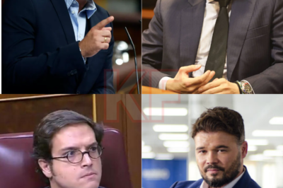 Explosión política en el Congreso. Gabriel Rufián ha vuelto a escena con esa mezcla inconfundible de ironía, datos y precisión quirúrgica… y esta vez, el que cae es Figaredo. Desde los primeros segundos quedó claro: el diputado de ERC no había subido a la tribuna para debatir, sino para desmontar punto por punto el espectáculo de Vox. El hemiciclo contuvo la respiración. Las cámaras captaron con exactitud el momento en que el relato de la ultraderecha se vino abajo en directo. Y entonces Rufián pronunció la frase que ya arde en las redes sociales, convertida en viral: “Menos banderas y más decencia. España no es un grito… es una demostración.”