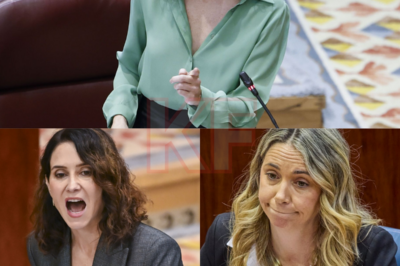 Isabel Díaz Ayuso creó un momento televisivo verdaderamente explosivo al lanzar un feroz ataque contra la portavoz del PSOE. En cuestión de minutos, Ayuso revirtió por completo el curso del debate: expuso cada uno de sus puntos a una velocidad vertiginosa, con una precisión milimétrica, sin darle tiempo a su oponente para reaccionar. El ambiente en el parlamento cambió al instante. Los diputados se miraron con asombro; nadie esperaba que el enfrentamiento pasara de la calma a la explosividad en tan poco tiempo.