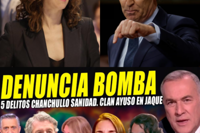 BOMBAZO POLÍTICO: El “clan Ayuso” contra las cuerdas por el escándalo de la sanidad privatizada, cinco presuntos delitos bajo investigación, directivos despedidos en horas, millones desviados a Quirón y Rivera Salud, y Feijóo atrapado en su mayor contradicción pública.HH