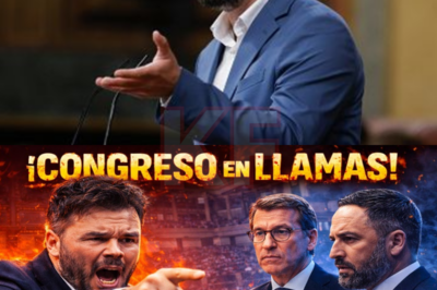 El Congreso estalla. Gabriel Rufián frena en seco a PP y Vox con una intervención demoledora que deja la sala en silencio. Sin rodeos ni diplomacia, lanza una frase que ya recorre España:  No fue un arrebato, fue un punto de ruptura. ¿Límite cruzado o verdad incómoda? Este choque marca un antes y un después en la tensión parlamentaria… y nadie pudo mirar hacia otro lado.