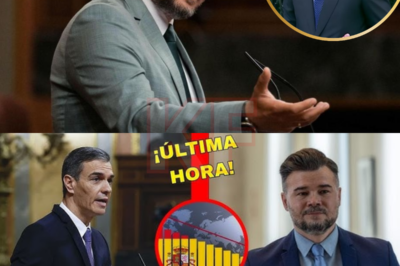 En un momento inesperado, Gabriel Rufián asestó un golpe frío y despiadado, dirigido directamente al pilar fundamental del mensaje de Pedro Sánchez: la situación económica.  Sin rodeos ni insinuaciones, Rufián leyó en voz alta una serie de datos y preguntas que paralizaron por completo la sala. Algunos diputados se inclinaron para revisar sus documentos, otros intercambiaron miradas desconcertadas, porque si lo que decía Rufián era cierto, todo el discurso económico que el gobierno había estado intentando construir… podría derrumbarse en un instante.