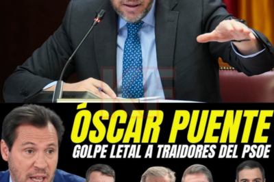 Óscar Puente lanza un golpe directo y sin anestesia contra quienes considera traidores del PSOE y de Pedro Sánchez. Sus palabras no dejan espacio a la duda ni a la reconciliación: una advertencia pública que marca líneas rojas dentro del partido. El mensaje es duro, personal y con consecuencias. ¿A quién iba realmente dirigido? Este ataque verbal destapa una guerra interna que ya no se libra en silencio y que puede cambiar equilibrios de poder.