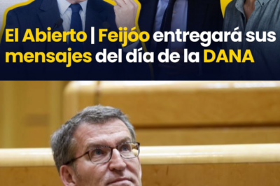 FEIJÓO Y LOS MENSAJES DE LA DANA: LA CONVERSACIÓN QUE NO ERA NOTICIA… HASTA QUE LO FUE.HH