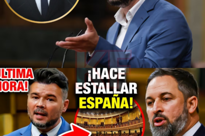 El Congreso quedó como suspendido en el tiempo. Gabriel Rufián protagonizó uno de los discursos más contundentes, elegantes y conmocionantes contra VOX, sin gritos ni provocaciones, pero con un mensaje que cayó como un rayo en el hemiciclo. Mientras la extrema derecha buscaba ruido y confrontación, Rufián eligió otro camino: trazar límites. Con palabras cuidadosamente medidas y una mirada directa, desarmó el relato de VOX. En el instante en que el ruido se apagó, los escaños quedaron en silencio y el discurso se convirtió en un momento decisivo. No hubo réplica, no hubo frases afiladas… solo la verdad, que muchos ya consideran histórica.