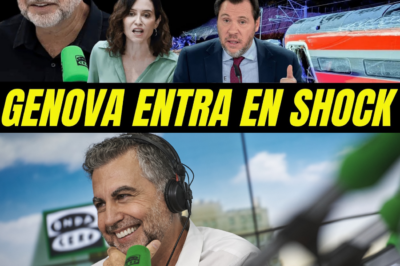 GÉNOVA EN SHOCK: Carlos Alsina desmonta el relato de Ayuso, sale en defensa de Óscar Puente y deja en evidencia los bulos sobre el accidente del tren de Adamuz en medio de una guerra política sin precedentes.HH