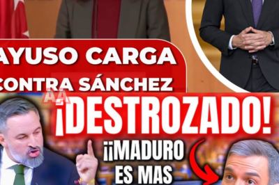 🔥 El momento exacto en el que Ayuso estalla tras un ataque directo desde el entorno de Sánchez La presidenta madrileña respondió con contundencia tras unas declaraciones que consideró ofensivas. El cruce de palabras, captado en directo, ha provocado una oleada de reacciones en redes sociales. ¿Dónde está el límite en la confrontación política? ¿Y por qué este choque ha generado tanto impacto?  Un episodio que vuelve a evidenciar la tensión máxima entre ambos bloques.