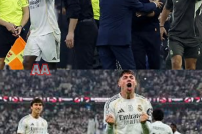 ¡Escándalo en el fútbol español! Vinicius dejó boquiabierto al banquillo rival con un comentario que rápidamente se volvió viral: “Tranquilo, que ahora te pitan penalti”. Las palabras del delantero del Real Madrid, cargadas de desdén y provocación, encendieron la furia de Simeone, que no pudo contener su reacción. El enfrentamiento va más allá del juego: es un choque de egos y estrategia que pone a todos los ojos sobre el campo. ¿Fue solo una broma o una táctica psicológica calculada? Todo el mundo habla de este momento explosivo.