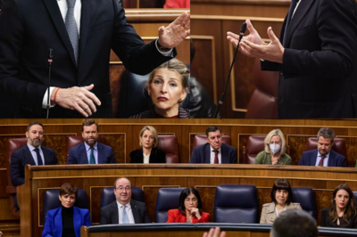 Sánchez se LEVANTA y se VA en medio de los gritos por Adamuz… mientras Abascal lo fulmina con la mirada. Silencio tenso, gesto helado y una escena que nadie esperaba ver así |BV