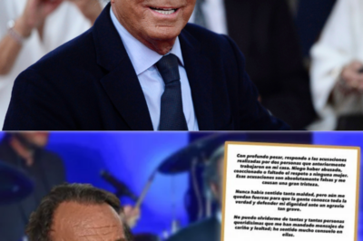 Julio Iglesias rompe su silencio tras las acusaciones… y su mensaje no deja indiferente a nadie. “Me quedan fuerzas para que la gente conozca toda la verdad y defender mi dignidad”, afirma el cantante en un comunicado que ha sacudido a sus seguidores.  Su tono es firme, personal y cargado de tensión. Pero su declaración abre nuevas preguntas: ¿A qué verdad se refiere exactamente? ¿Qué está dispuesto a revelar ahora?  El caso acaba de entrar en una fase mucho más delicada.