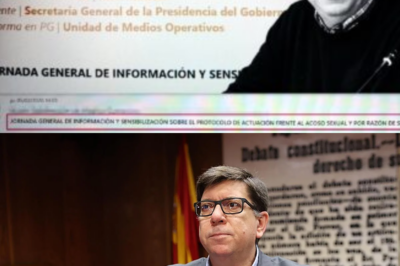 “Dos horas después… y dos meses tarde.” Moncloa rescata los cursos antiacoso apenas dos horas después de la comparecencia de Salazar en la que desmintió a las víctimas. Se convoca un curso de “una hora”, de “carácter informativo” y con “asesores confidenciales”, dos meses después de que Sánchez prometiera contactar con ellos. Tiempos que no cuadran, gestos mínimos y una pregunta inevitable: ¿prevención real… o simple cortafuegos?(hh)