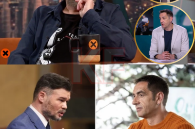 Jordi Évole pronunció un comentario aparentemente casual… pero podría marcar un punto de inflexión inesperado en el futuro de Rufián y Delgado en La Sexta. ¿Un cambio de fase o una sutil advertencia?