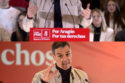 ¡Violencia verbal extrema y caos absoluto! Pedro Sánchez sufre los insultos más graves de su carrera en un mitin incendiario en Aragón que casi termina en tragedia. ¿Quiénes están detrás de este ataque orquestado que ha puesto en jaque la seguridad del Presidente y qué consecuencias legales caerán sobre ellos?|TH
