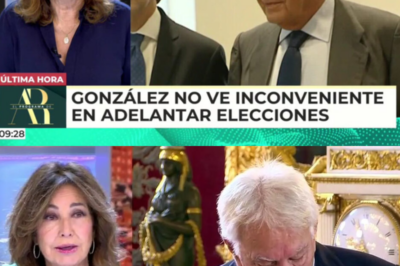 Ana Rosa Quintana estalla en pleno directo y señala sin tapujos a Esther Palomera tras lo ocurrido con la esperada entrevista a Felipe González. La presentadora, visiblemente molesta, deja caer que alguien habría saboteado el encuentro y lanza una advertencia cargada de tensión: “Ya me lo explicará”. El momento desata rumores, reproches y una guerra silenciosa en la televisión espa
