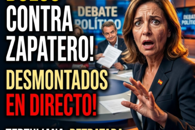 EL BULO SE VUELVE EN SU CONTRA: DEFENSORES DEL PP LANZAN ACUSACIONES CONTRA ZAPATERO Y ACABAN DESMONTADOS EN DIRECTO — UNA TERTULIANA QUEDA RETRATADA TRAS SER CORREGIDA CON DOCUMENTOS, EN UNA NOCHE QUE CAMBIA EL RELATO Y DISPARA LA TENSIÓN POLÍTICA.HH