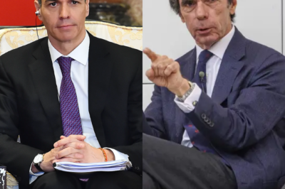 Aznar carga contra Sánchez por su posición ante Irán.HH