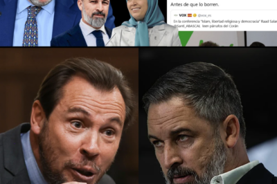 ¡EXPLOTA LA BOMBA POLÍTICA! Óscar Puente saca a relucir la hemeroteca y deja a Abascal contra las cuerdas: financiación iraní, viejas fotos leyendo el Corán y casi un millón de euros que vuelven a perseguir a Vox… entre nervios, sarcasmo y silencio incómodo, el fantasma de los orígenes del partido ultra regresa para desatar una tormenta política llena de miedo, ironía y sospechas.HH
