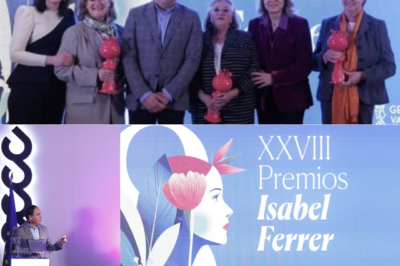 “Una gala de premios… pero el mensaje iba mucho más allá.” En los Premios Isabel Ferrer 2026, el Consell de la Generalitat Valenciana celebró los avances en igualdad de las mujeres, pero también lanzó un mensaje político claro. Durante el acto, Juanfran Pérez Llorca y Susana Camarero destacaron el compromiso institucional. Sin embargo, entre discursos y aplausos, algunos se preguntaban si este impulso marca un verdadero punto de inflexión… o solo el inicio de un debate mayor.(hh)