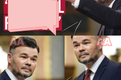 El Discurso Apoteósico de Rufián: Un Ataque Directo a PP y Vox que Ha Conmovido a Todos. ¿Qué Otras Verdades Ocultas Reveló? Un Mensaje que Resuena en la Sociedad Española y Desata la Controversia. ¿Cómo Responderán los Líderes de la Derecha Ante Estas Acusaciones? Descubre los Momentos Clave de un Discurso que Promete Marcar la Agenda Política y Despertar Pasiones en el Público. ¡No Te Pierdas los Detalles que Todos Están Comentando!