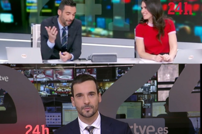 Lluís Guilera, incapaz de seguir en RTVE, se rompe en directo por lo que llega a verse en el Canal 24 horas. No es un fallo de guion: es un límite personal en plena emisión.