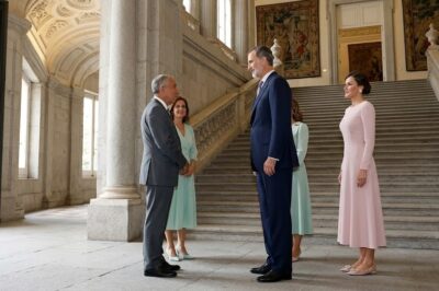 ¡Humillación real sin precedentes! Felipe y Letizia rompen la tradición sagrada y encierran al presidente en una sala menor, sin voz. ¿Qué oscuro mensaje esconde la élite? -(hn)