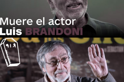 ADIÓS A UNA LEYENDA: MUERE LUIS BRANDONI TRAS UN ACCIDENTE DOMÉSTICO.HH