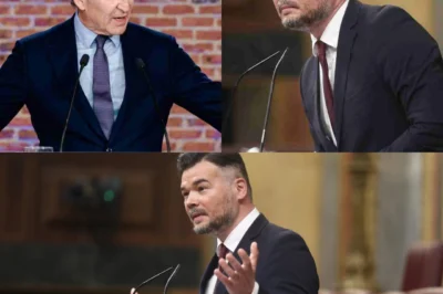 Una imagen, un golpe político: Gabriel Rufián retrata a Alberto Núñez Feijóo… tras su giro con Donald Trump.