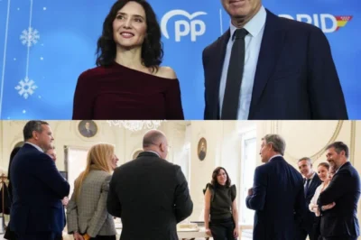 Desayuno clave en Puerta del Sol: Alberto Núñez Feijóo y Isabel Díaz Ayuso se alinean… y Pedro Sánchez entra en escena.