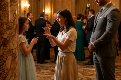She Saw Everyone Ignore the Billionaire’s Deaf Daughter,Until She Spoke to Her Through Sign Language