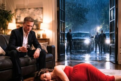 He Attacked His Pregnant Wife—Until a Line of Black Cars Arrived at His Mansion