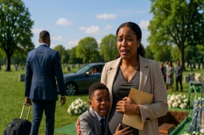 He Abandoned His Pregnant Wife And Their Son At Her Mother’s Grave, Unaware His Wife Was A Secret