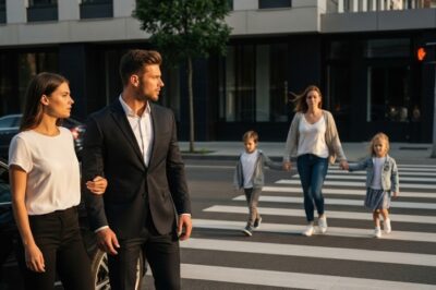 Billionaire Boss Was Taking His Fiancée Home — Until He Saw His Ex Crossing the Crosswalk with Twins