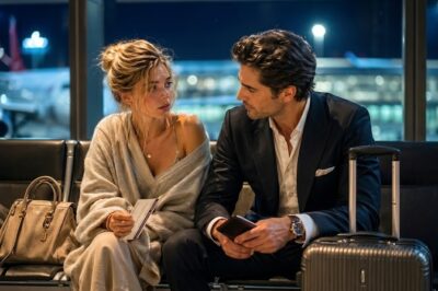 She Was Stranded at the Airport Gate — He Bought Out First Class to Sit Beside Her