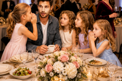 Single Dad Was Having Tea Alone—Until CEO’s Quadruplet Girls Whispered: “Pretend You’re Our Father.”