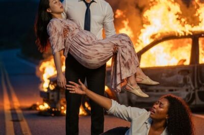 Black Wife And Mistress Trapped In A Burning Car,He Saves Mistress—2yrs Later, They Heard A Knock