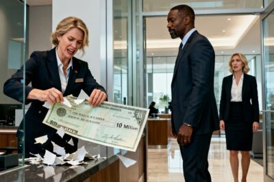 Bank Manager Tore Up a Black Man’s $10M Check — Then Her Boss Said “Sir”