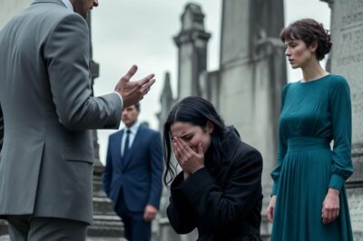 Unaware Her Father Was A Secret Trillionaire Who Bought His Company, Husband And Mistress Call His Wife Uneducated At Her Mother’s Grave… Until He Met His New Boss