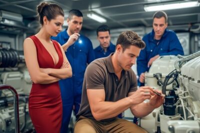 If You’re So Good, Then Fix My Boat!” Says The Billionaire—50 Engineers Failed, Single Dad Solved It