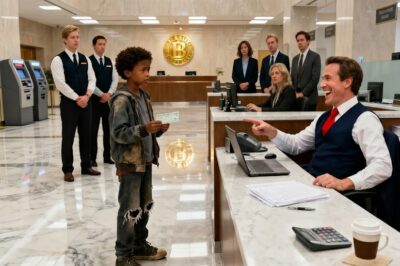 Black Kid in Worn-Out Shoes Went to Bank to Check Account — Manager Laughed Until He Saw the Balance