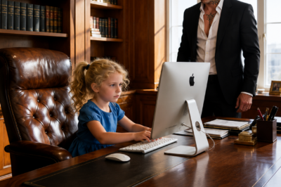 “Who Let You In Here?” Mafia Boss Froze When He Saw a Little Girl on His Computer
